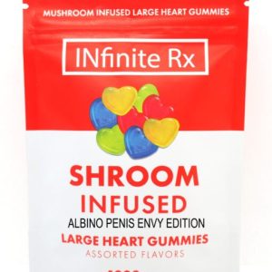 Infused Albino Penis Envy Large Heart Gummies (4000mg)